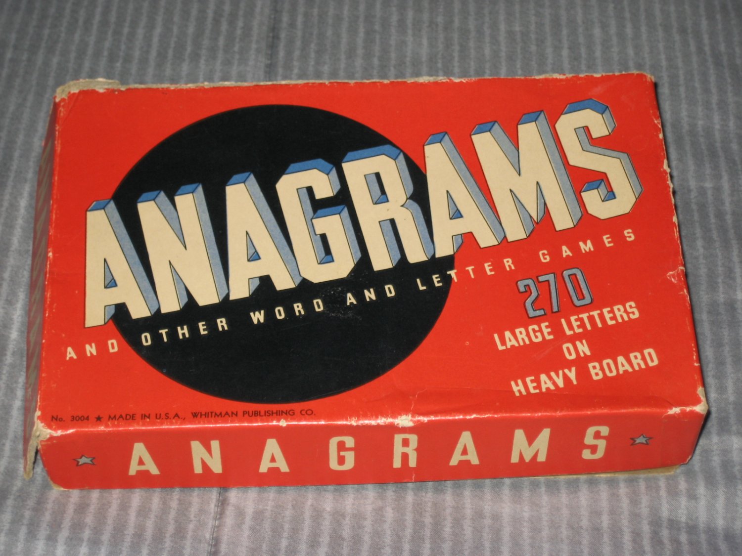 Vintage 1934 Word Game Anagrams