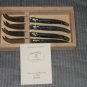 Laguiole cheese knive set of 4 w black handles