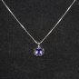 .925 Sterling Silver Amethyst Pendant & .925 Chain