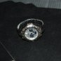 Silver Stainless Steel Mens Fossil Blue Wrist Watch Chronograph