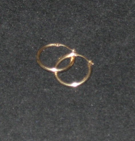 14kt Gold Hoop Earrings Scrap or Wear