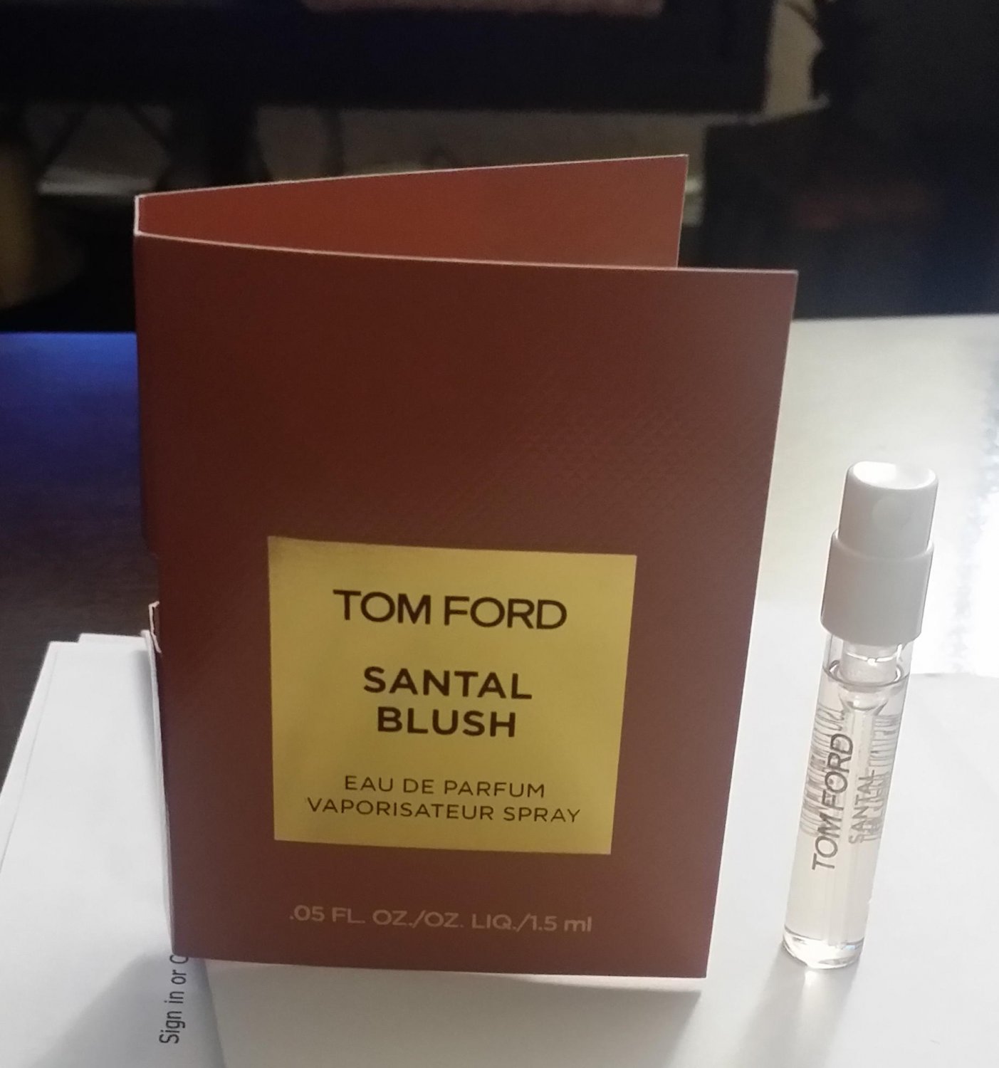 Tom Ford Private Blend 'Santal Blush' Eau de Parfum - 1.5 ml SAMPLE - BN