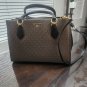 Michael Kors Signature Logo Large Satchel Bag