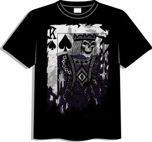 poker card t shirt