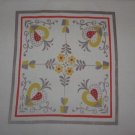Vintage Simtex Early Morn Print Cotton Tablecloth