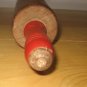 Vintage 10 3/4" Woodens Rolling Pin with Red Handles