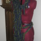 Sapphires and Emeralds scarf/belt set