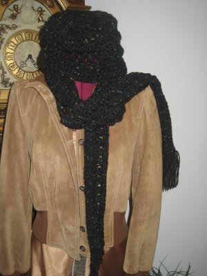 Midnight Stars hat/scarf set
