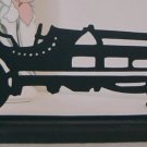 Antique Automobile 1932 Alfa Romeo Wood Silhouette