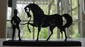 Ready for the Exhibition Hand-cut Decorative Silhouette
