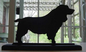 Cocker Spaniel Wood Decorative Silhouette Decor Gift