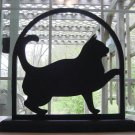 Playful Cat Wood Decorative Silhouette Great Gift Item
