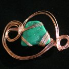 Malachite and Copper Pendant