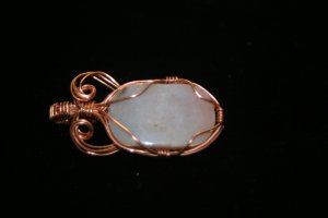 Copper Pendant with agate