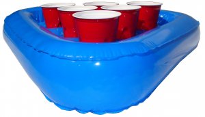 The Pool Pong Rack - Floating Beer Pong Racks