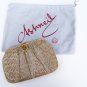 RARE Ashneil WhipSnake Skin Shoulder/Clutch Purse wTigerEye closure