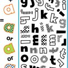 gel-a-tins clear stamps - Build-A-Set Lowercase Letters