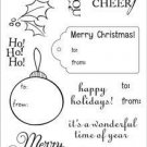 Hero Arts Clear Design- Holiday Tags