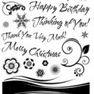 Paper Inspirations Clear Stamps - Banner & Greetings