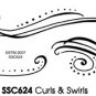 Stampendous Clear - Curls & Swirls