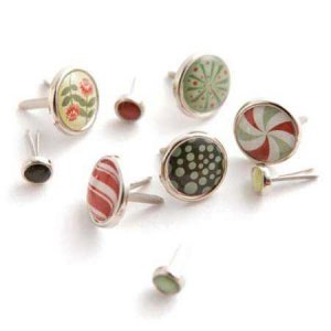 Basic Grey - Glazed Brads (24pc) - Wassail