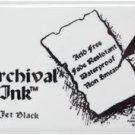 Archival Ink Pad & Re-Inker - Jet Black