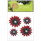 Petaloo - Double Delight Daisies - R/W/B