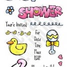 Our Craft Lounge Cling - Shower the Baby