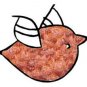 Stampendous - Fun Flock - Cantaloupe Orange, 0.25oz.