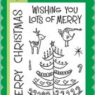 Hero Arts Clear Design- Lots of Merry