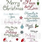 Our Craft Lounge Clear - Merry Wishes