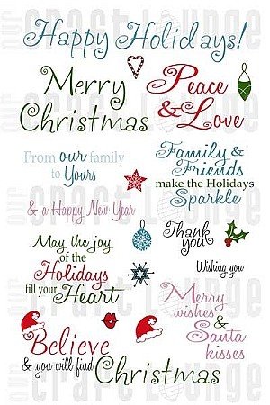 Our Craft Lounge Clear - Merry Wishes