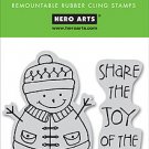 Hero Arts Clings - Share the Joy