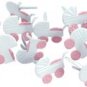 Eyelet Outlet Brads - Pink Carriage, 12 pcs