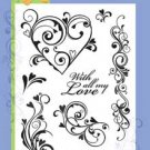 Hero Arts Poly Clear - Valentine Flourishes