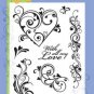 Hero Arts Poly Clear - Valentine Flourishes
