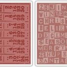 Tim Holtz Texture Fades -  Dec Calendar & Holiday Words