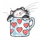 Penny Black Rubber Stamp - brimming with love