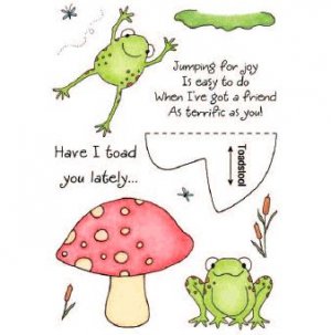 Inky Antics - Clear Stamp Set - Frog HoneyPOP