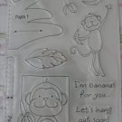 Inky Antics - Clear Stamp Set - Monkey HoneyPOP