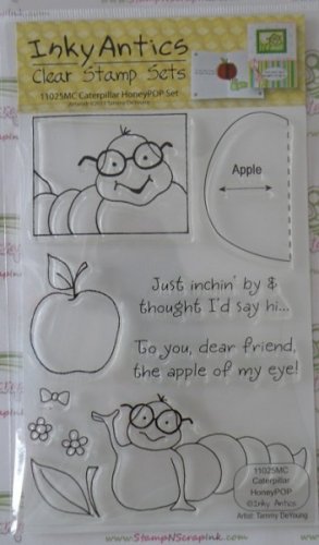 Inky Antics - Clear Stamp Set - Caterpillar HoneyPOP
