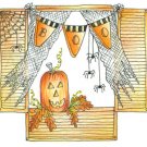 Lockhart Stamp Co - Halloween Window