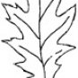 Impression-Obsession - Pointy Oak Leaf