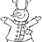 Impression-Obsession - Snowman with Penguin