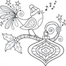 Outlines - Caroling Bird