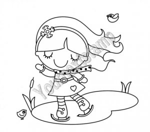 Your Next Stamp - Skating Fun Fhiona