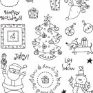 Hampton Art - Clear Stamps - Ellen Krans Santa's Workshop