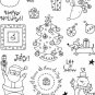 Hampton Art - Clear Stamps - Ellen Krans Santa's Workshop