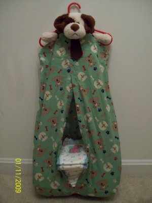 Diaper stacker