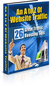 A to Z Website Traffic ebook with full resell rights